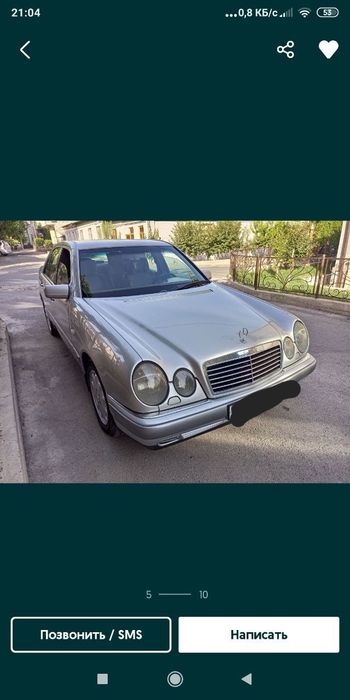 Мерседес 210 сотилади