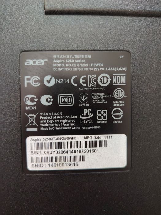 Лаптоп Acer Aspire 5250