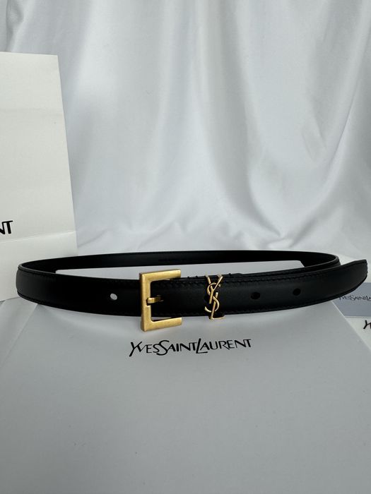 Curea ysl yves saint laurent piele naturala slim