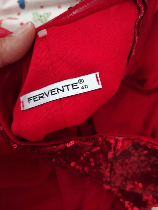 Дамска червена рокля