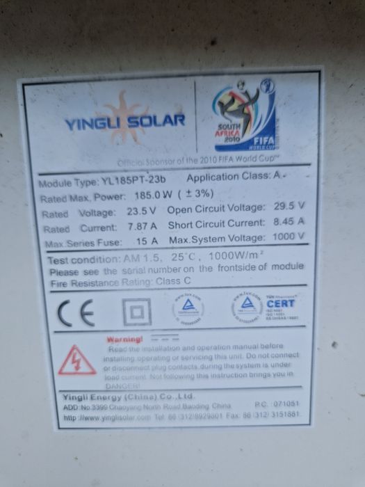 Panouri solare IMPORT OLANDA