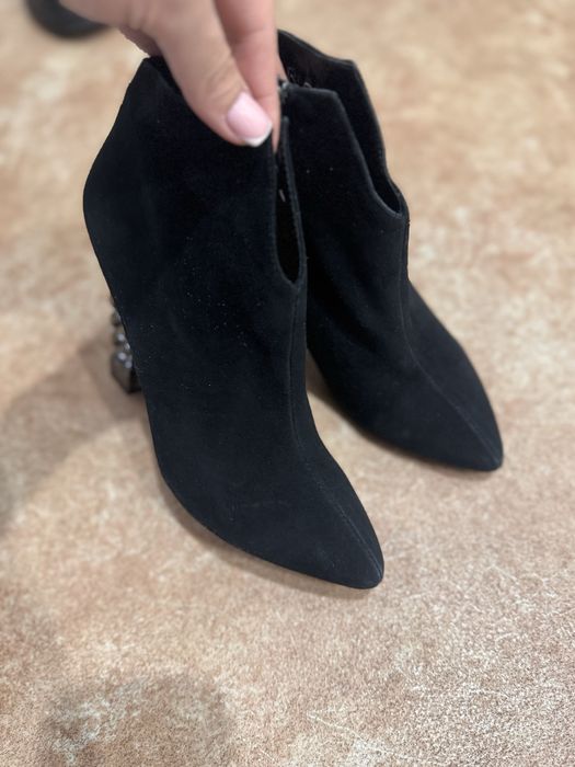 ботильоны замша натуральная