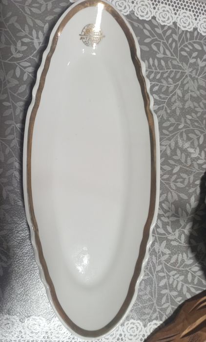 Селедочница Интурист СССР. Клеймо Дулево