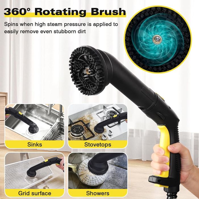 Мултифункционална парочистачка TVD SW-608, 1800W с 26 приставки