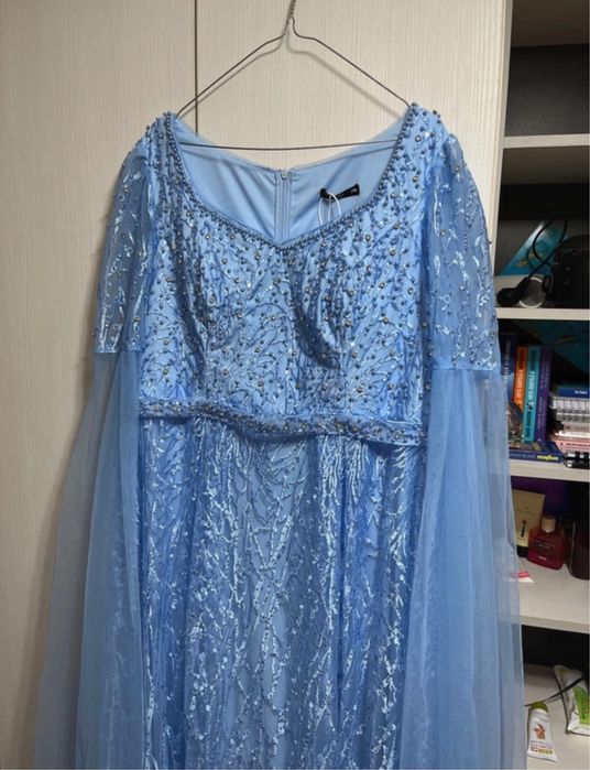 Rochie lunga cu paiete eleganta de ocazie/bal/nunta