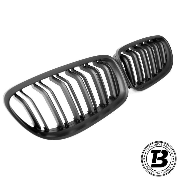 Grile Duble compatibile cu BMW Seria 3 E90 E91 LCI M Design