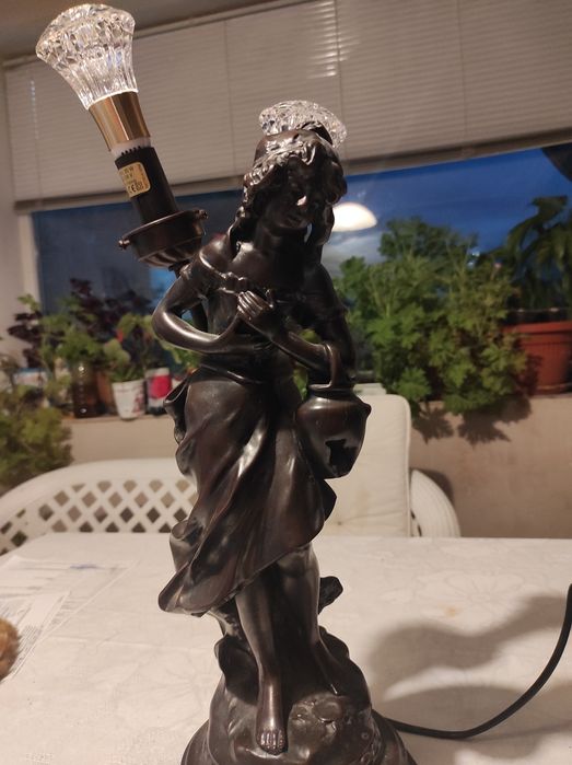 Антикварна настолна лампа