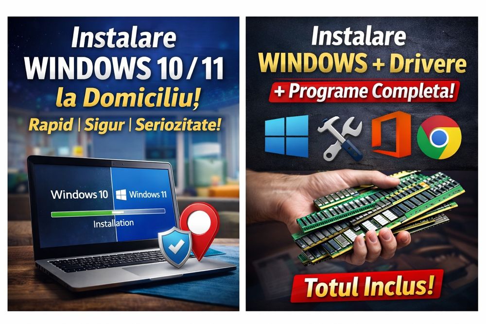 Instalare Windows 10 / 11