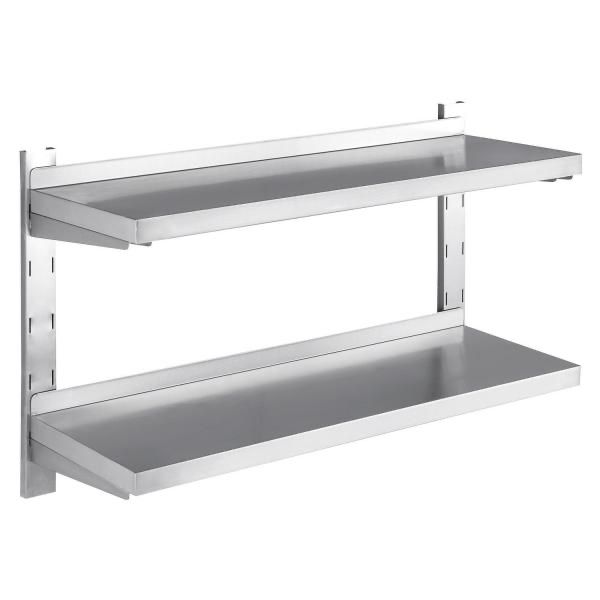 Рафт за стена от неръждаема стомана Размери