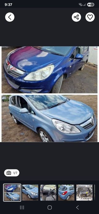 Dezmembrez Opel Corsa D 1.3cdti 1.2i 1.4i Piese