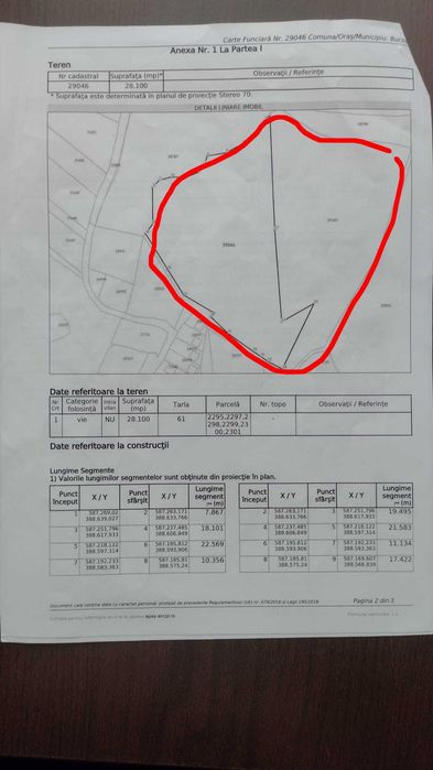 Vand teren sat chitorani ,com bucov ,5,62 ha