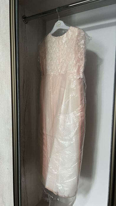 Платье детское розовое