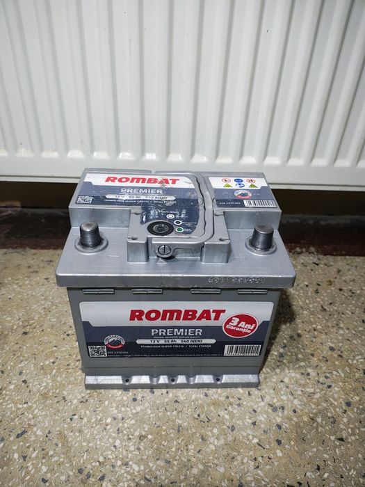 Baterii auto benzina Contact 50Ah, Rombat premier 55Ah.