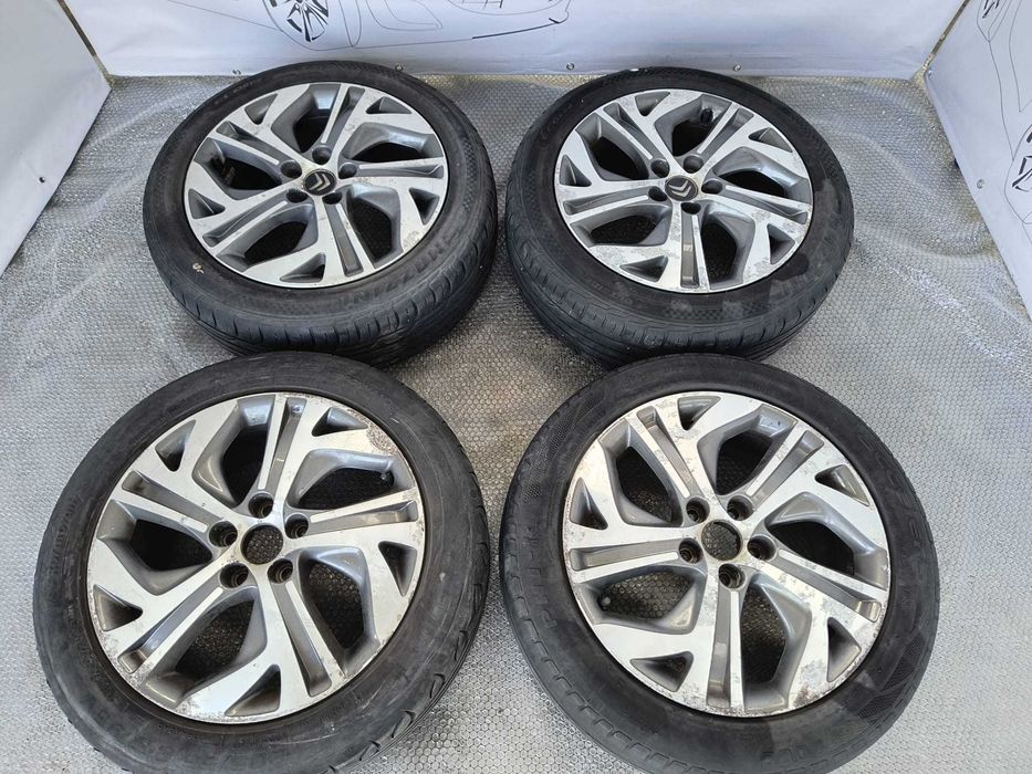 Set 4 Jante Aliaj R17 5x108 Citroen C4 Picasso II / Model Zephyr / Cod OEM 96770901ZV (12A)