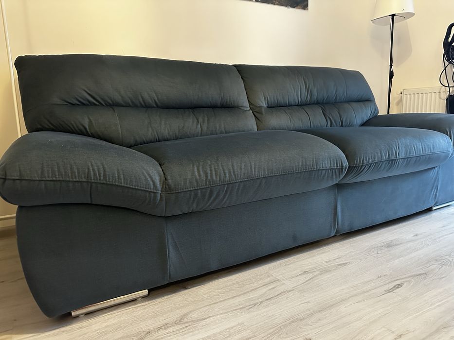 Vand Canapea 3 locuri RAMSEY L.231 l.100 H.87 Stofa verde