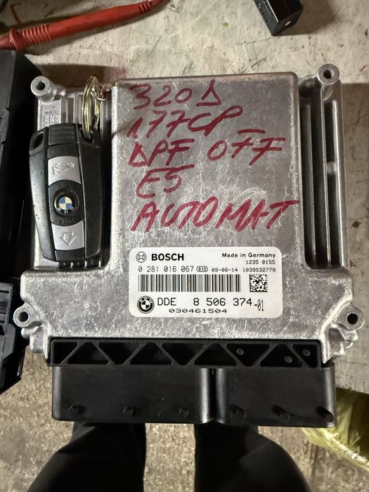 Kit pornire bmw e90 e91 e87 2.0d n47 177cp e5 automat ecu e90 e91 e92