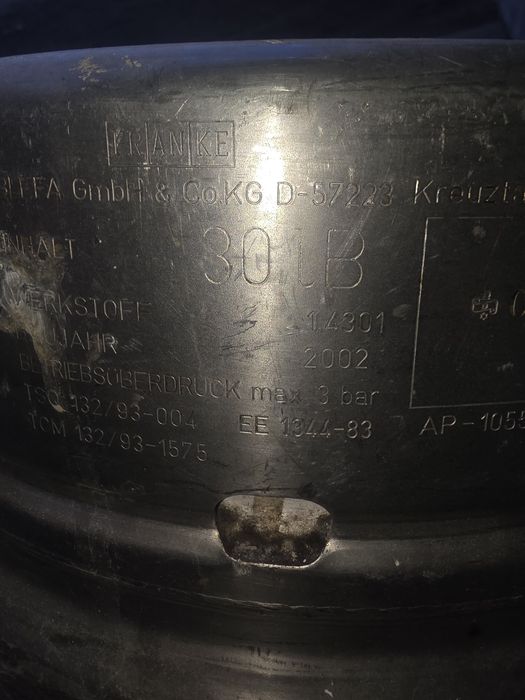 Кега для кваса или пива 30литров