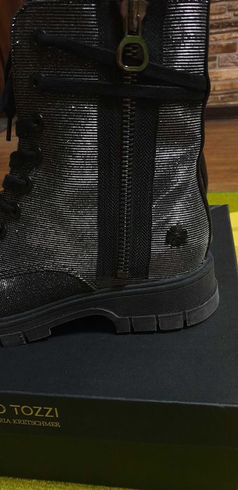 Bocanci glitter Marco Tozzi 41, noi cu etichetă, brand,  Italy