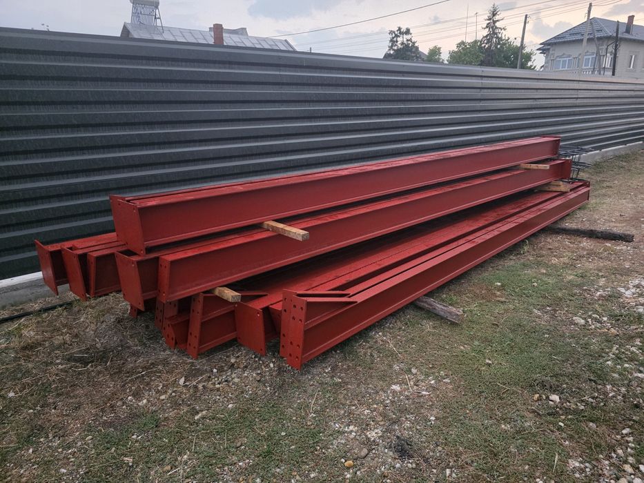 Structura Hală Metalica 25x12x6 , 300 m³, IPE 240 si 200,Ferme ,Stalpi