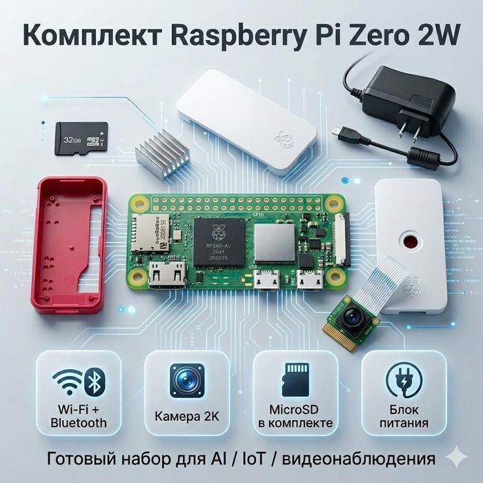 Raspberry pi zero 2w + камера