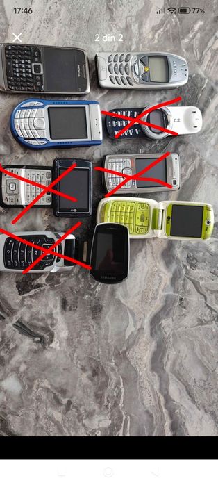 Telefoane vechi  cu butoane, de colectie