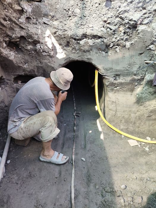 Yer ostidan tunel kovlash (пракўл усулида)