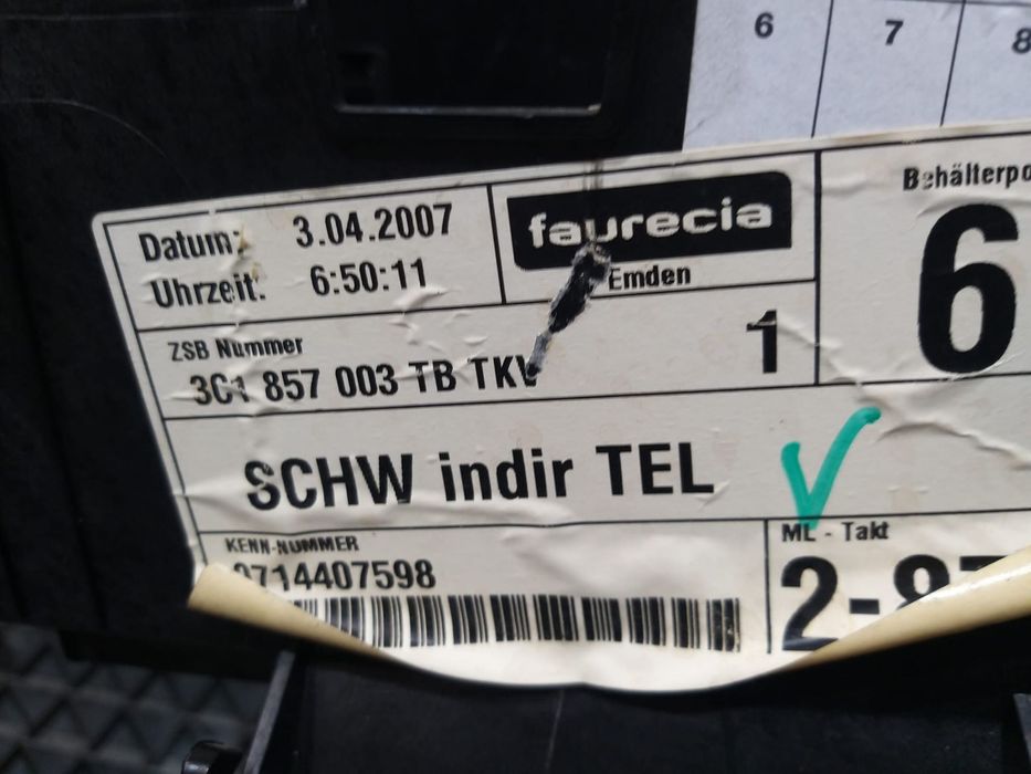 Kit plansa bord vw passat b6 3c 3c1857003tb