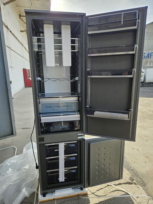 Встроенный холодильник side by side 4 х дверных Ziffler