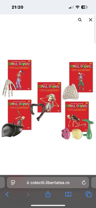 Corpul omenesc , colectia libertatea