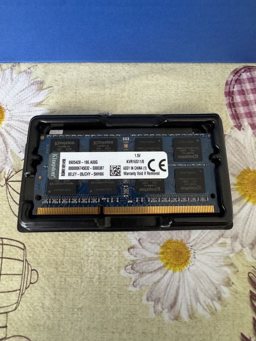 Memorie RAM Laptop Kingston 8GB DDR3L 1600MHz (PC3L-12800) – Stare Perfectă
