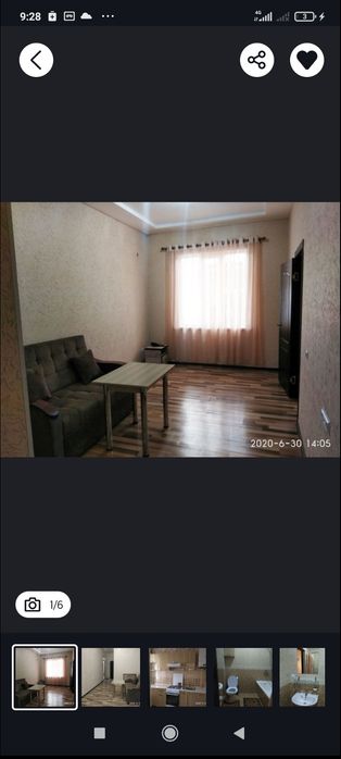 Сдается 1 - ком.квартира в Мирзо-Улукбекском р-не 3 остановке до метро