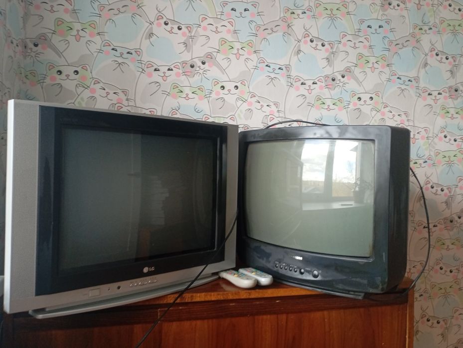 Продам 2 телевизора в рабочем состоянии за 2 шт. 10000 ТГ.