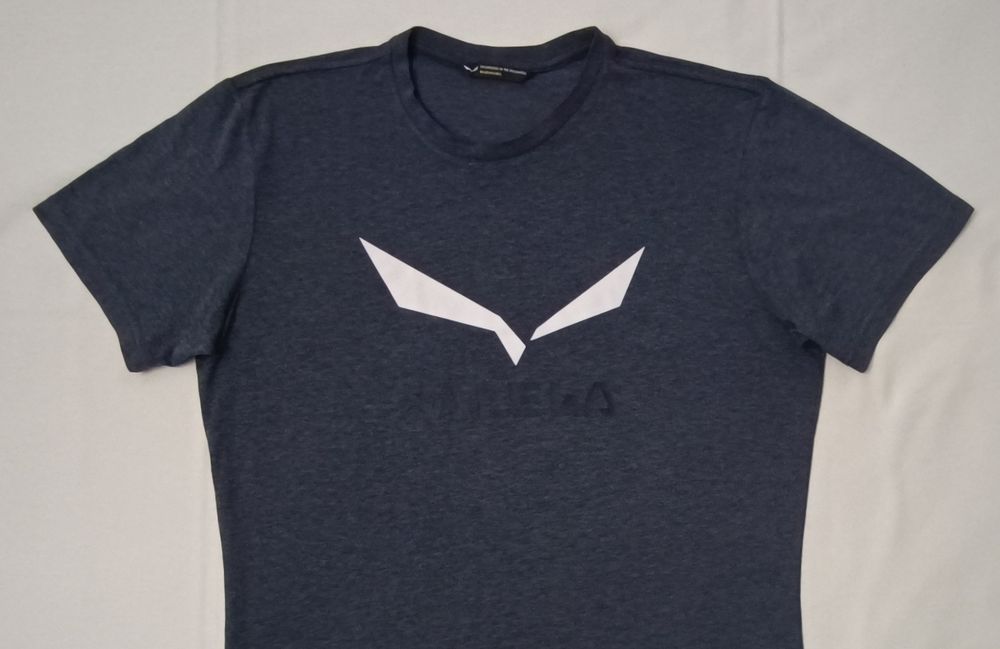Salewa Solidlogo Dry Tee оригинална тениска M Салева спорт туризъм фланелка