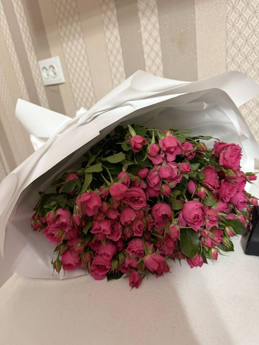 Цветы свежые сегодня поступило