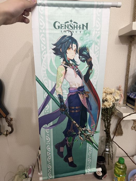 Плакат геншин импакт сяо