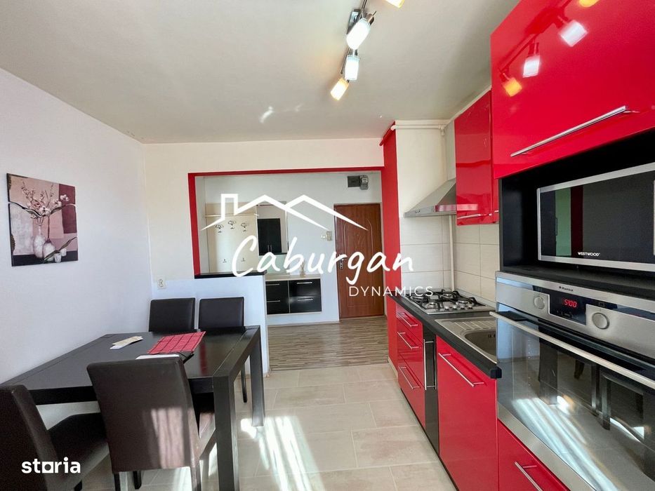 Apartament cu 3 camere, 62mp utili+balcon 3mp, zona Rahovei