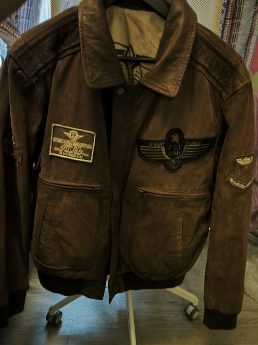 Air- force пилотско яке, кожено