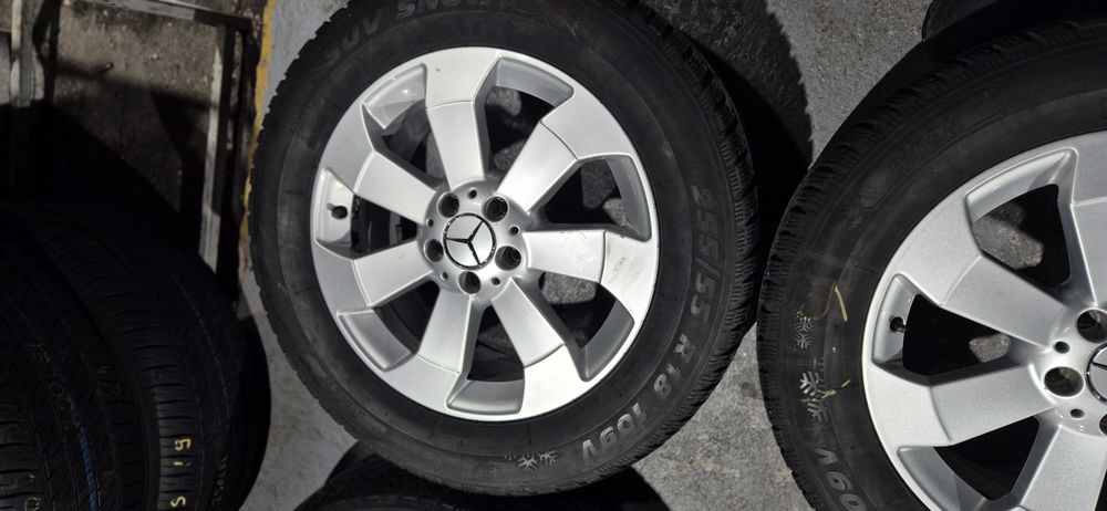 Jante R 18 5x112 Mercedes Ml cu 255 55 18 iarna