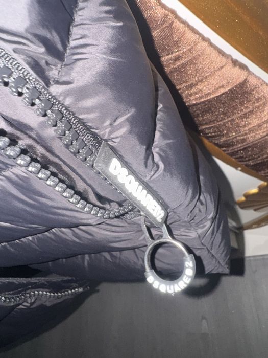 Geaca dsquared2 neagra/albastra