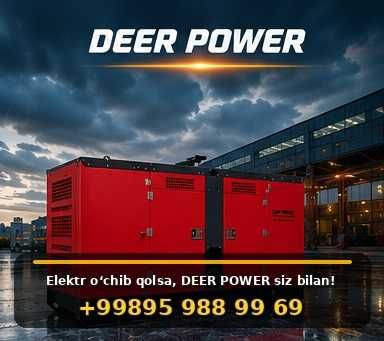 Генераторы от DEER POWER 30/50/64/100/150