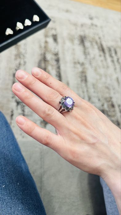 Кольцо серебро 925