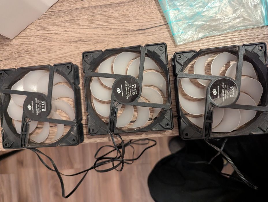 Kit 3 ventilatoare ARGB black Silentium PC stella HP
