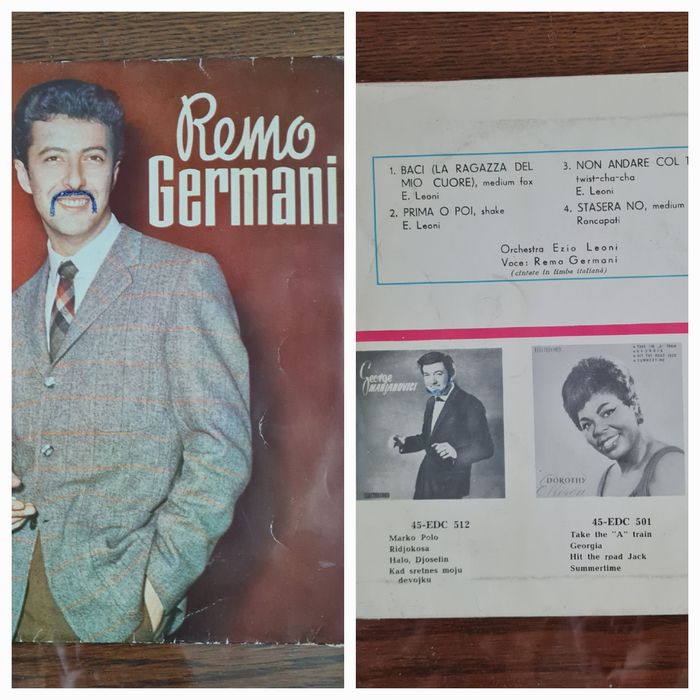 De vânzare 6 discuri vinil,vechi,cu muzică ușoară.
