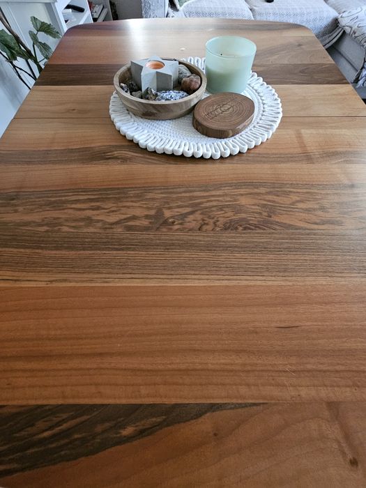 Трапезна маса - орех с крем