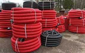 Гфрированные трубы, гофротрубы , труба гофрированная ПНД