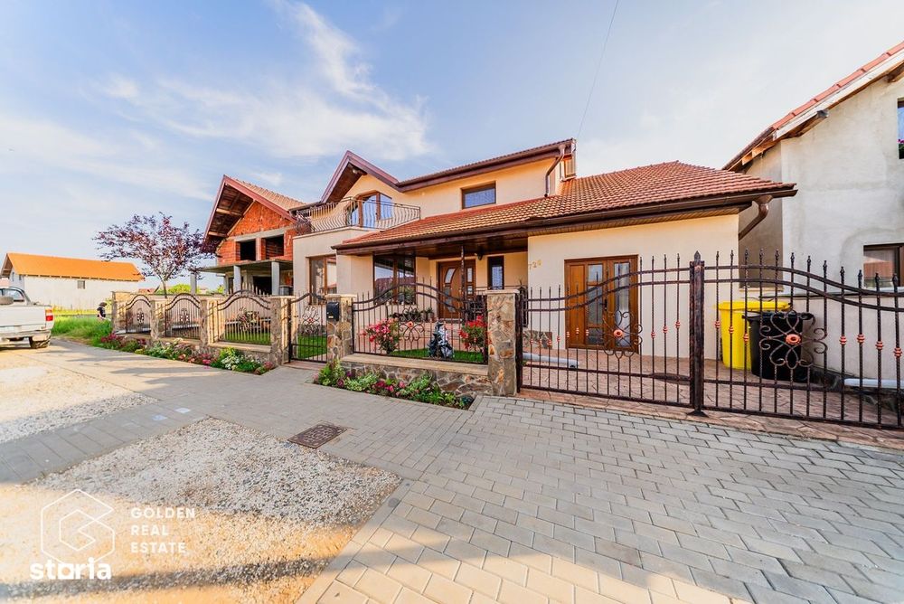 Casa la cheie, eficienta energetic, 4 dormitoare, Sagu