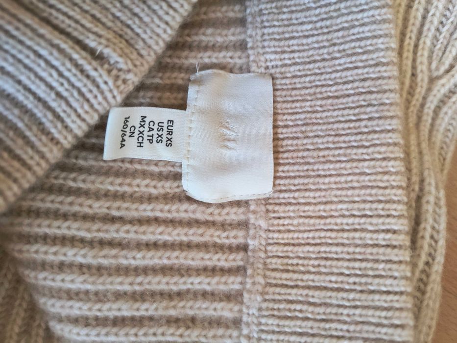 Set H&M alb unt fusta evazata