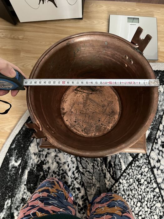 Ceaun de cupru de 6 litri