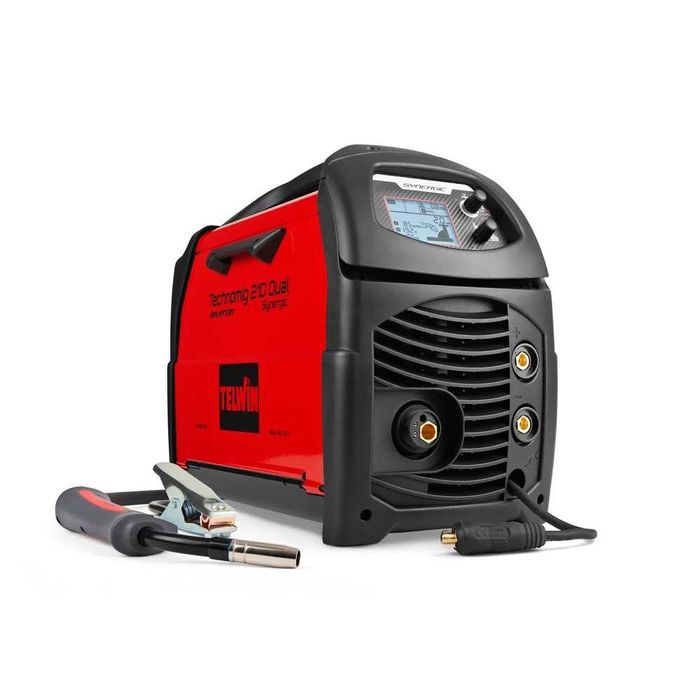 Aparat sudura TELWIN TECHNOMIG 210 + tub 8L PLIN + ceas + sarma 5kg