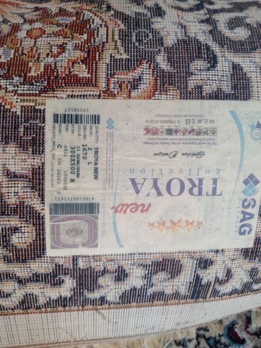 SAG Гилам 3×5  сотилади холати яхши